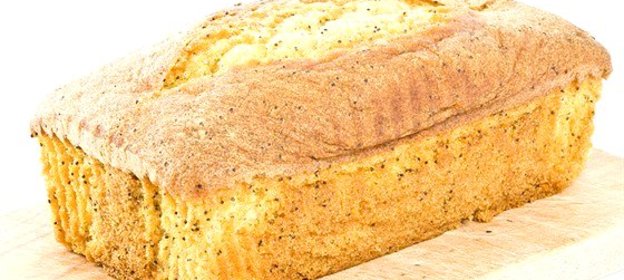 Кекс лимонный с цедрой