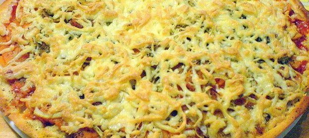 Пицца с тыквой. Декабрьский рецепт