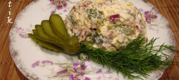 салат с кальмарами - 2