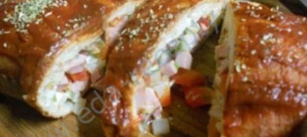 Закрытая пицца Кальцоне