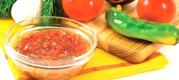 Сальса из фенхеля и укропа для рыбы на гриле