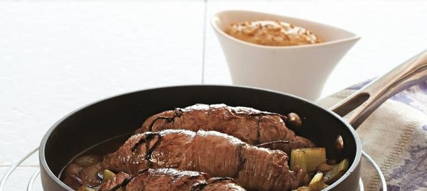 Телячьи баллотины с мини-запеканками