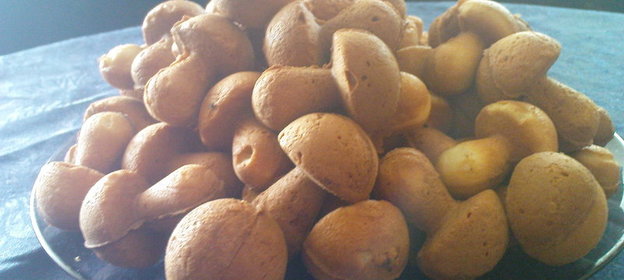 печенье грибочки