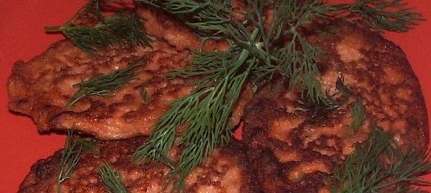 Оладьи из лосося