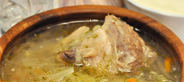 Щи из квашеной капусты (томлённые)