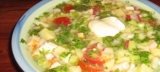 Бульон с кнелями