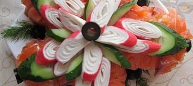 Салат Морская звезда