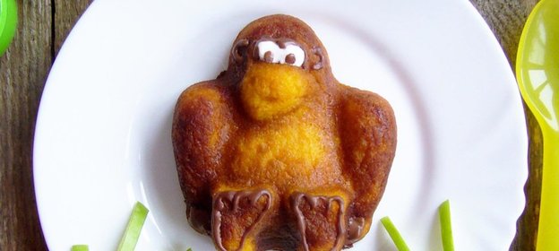 Тыквенно-творожная запеканка Обезьянка