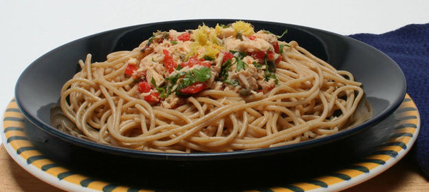 Паста с тунцом