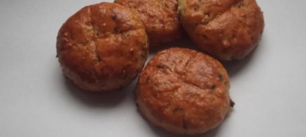 Булочки с ветчиной и сыром