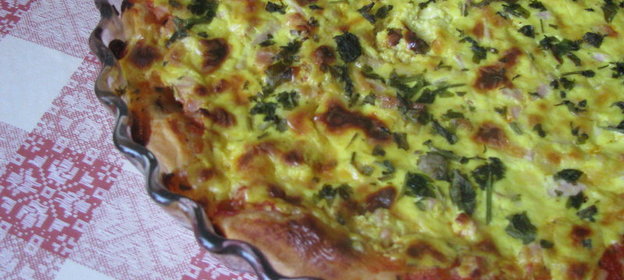 Пицца под сырным облаком