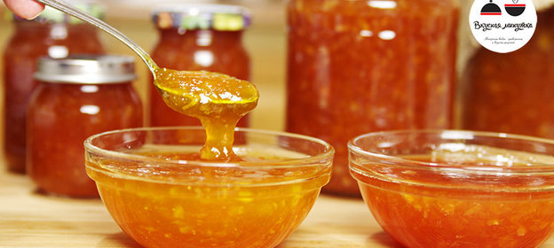 Варенье-желе из персиков с цитрусовыми