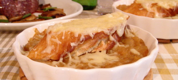 Французская луковая запеканка