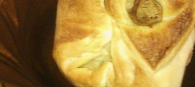 «Гнезда» из спагетти с индейкой