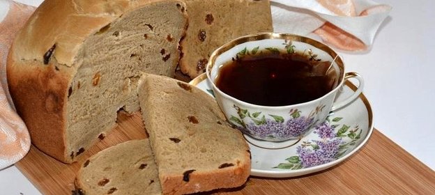 Кофейный хлеб к чаю в хлебопечке