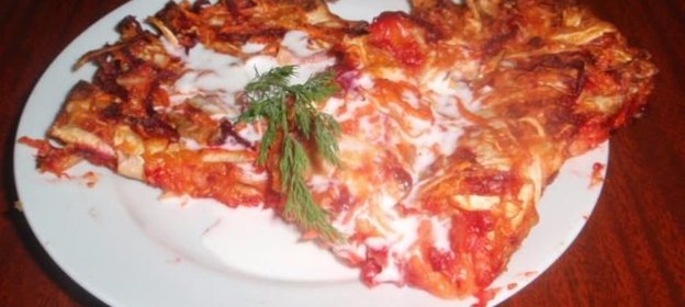 Запеканка овощная