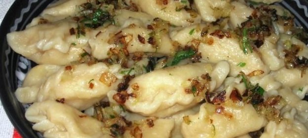 Постные вареники