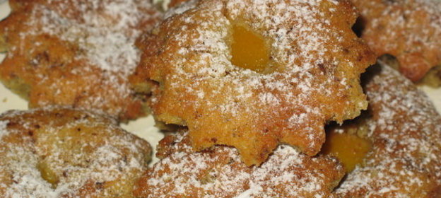 КЕКСЫ С ПЕРСИКАМИ