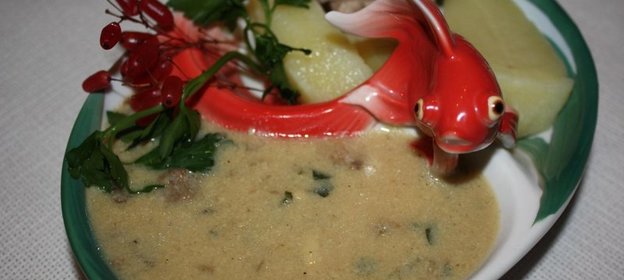 Соус из сухих грибов