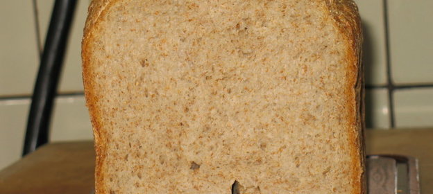 Хлеб из муки грубого помола с отрубями (для хлебопечки)