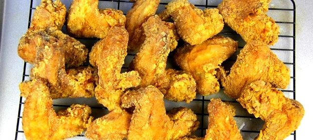 Жареные куриные крылышки