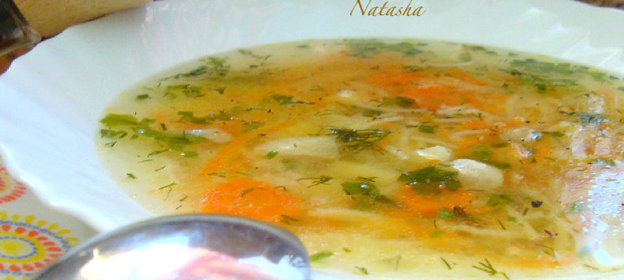 Вермишелевый супчик на курином бульоне