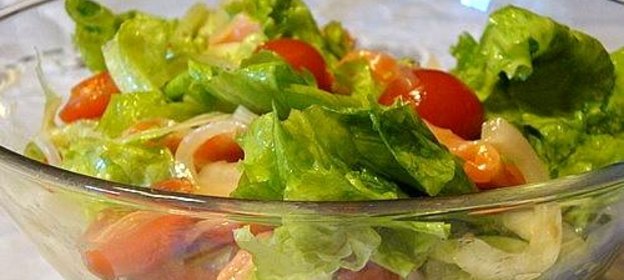 Салат из семги