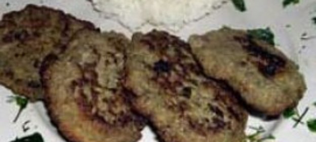 мясные оладьи