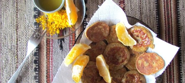 Апельсиновые оладьи