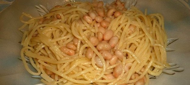 Спагетти с фасолью
