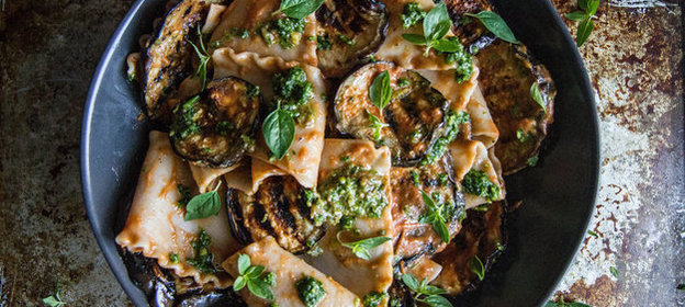 Макароны с баклажанами