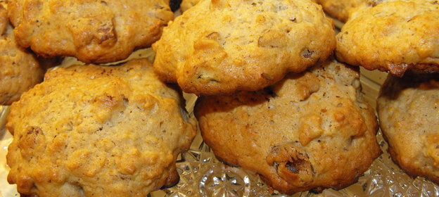 Печенье овсяное с яблоками и не только