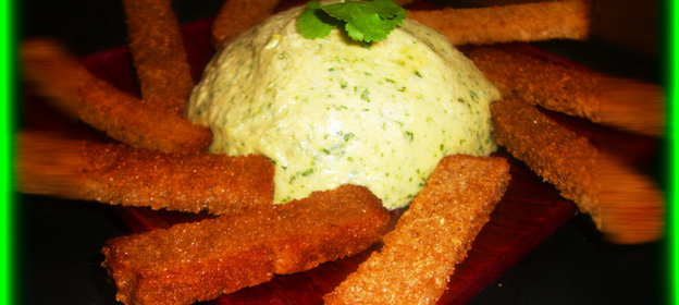 Закуска Гренки из Черного Хлеба Талия моя... прсти......))))))