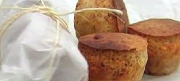 Булочки с ветчиной и сыром