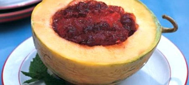 Дыня с желе