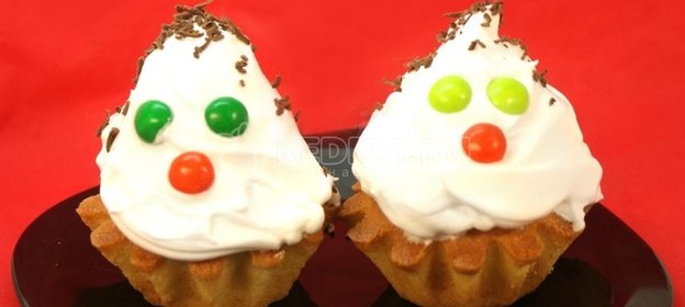 Кексики на Хэллоуин «Привидения»