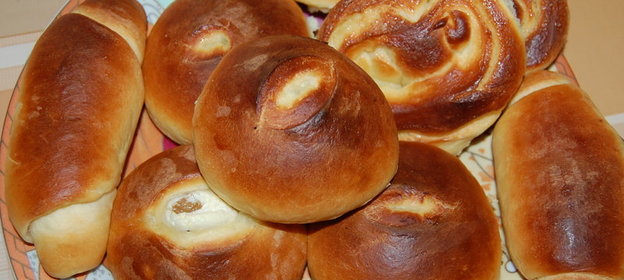 Булочки с разной начинкой к чаю