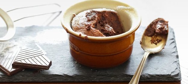 Фондан из шоколада с горгонзолой