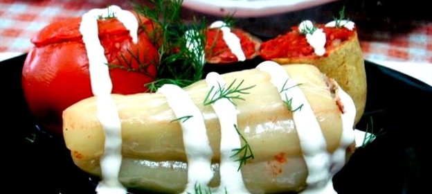 Овощи фаршированные