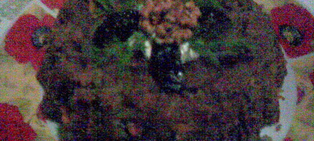 Пикантная рисовая запеканочка с куриной печенью и черносливом