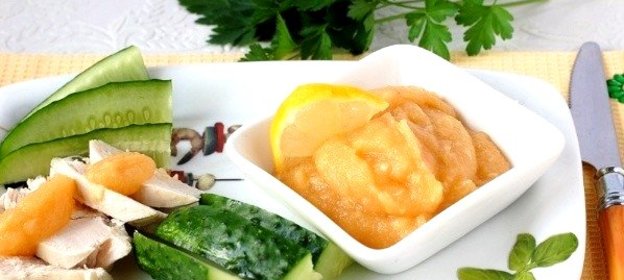 Яблочный соус с хреном