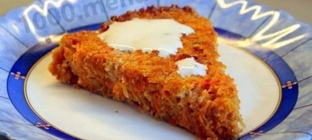Запеканка из моркови