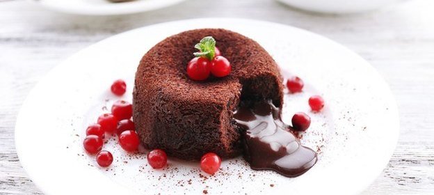 Шоколадный фондан