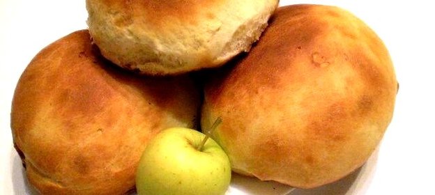 Булочки ванильные с яблоками