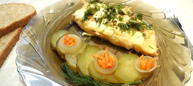 Картофельная запеканка с горбушей