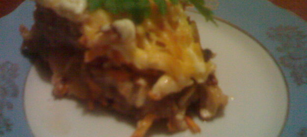 Запеканка из фасоли