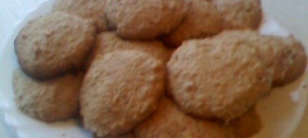 геркулесовое печенье с орехами