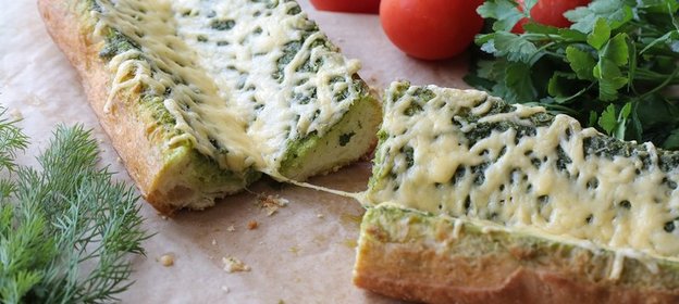 Чесночный хлеб. Видео