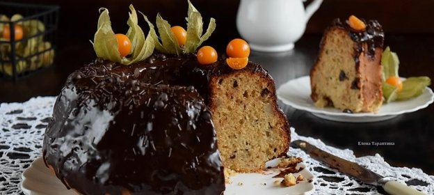 Кекс медово-банановый