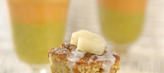 Морковный кекс с грецкими орехами